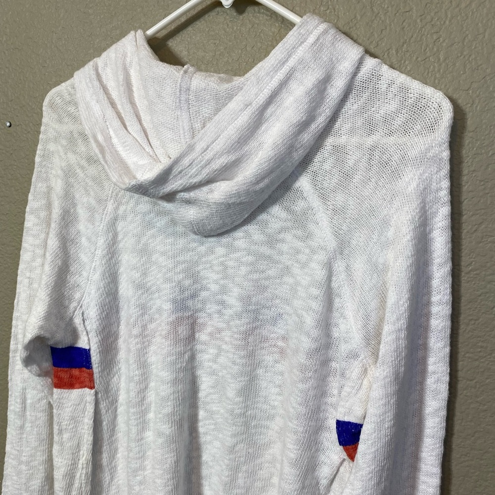 Sundry Slit Lightweight Knit Hoodie - Picture 8 of 12